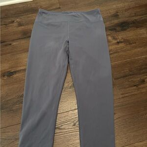 High-Waist Active Leggings in Steel Blue